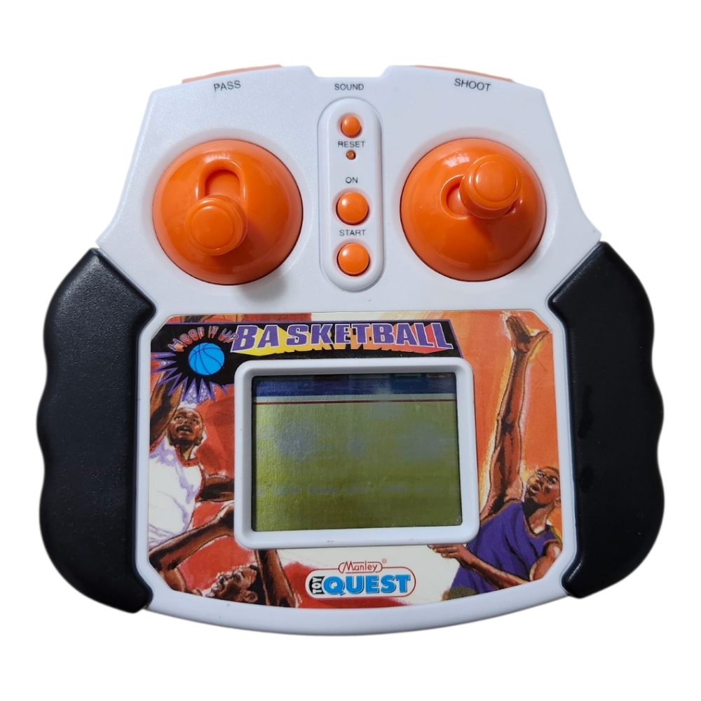 Vintage 1998 Manley Quest Basketball Handheld Game Working
